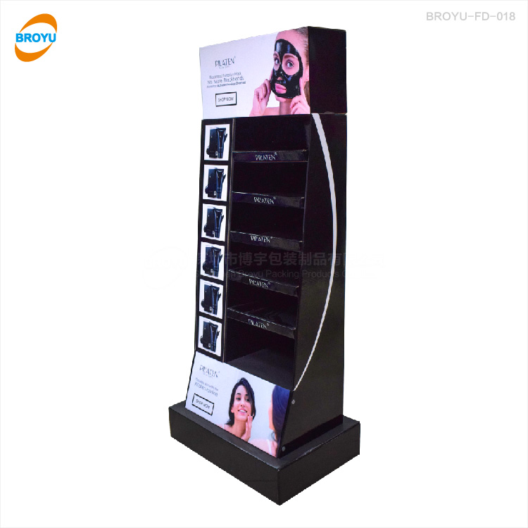 Wholesale Cheap Floor 3MM Wooden Face Mask Display Stand